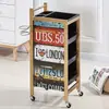 Carrito Retro para Peluquería, Carrito para Barbería, Envío Gratis, Carrito de Herramientas para Salón de Peluquería, Carrito para Salón de Belleza