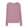Ropa de Protección Solar Azul Claro con Cuello Redondo para Mujer, Nuevo Estilo Verano 2026 Cubre-Ropa para Aire Acondicionado, Camiseta Suave y Holgada, Estilo Delgado