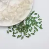Pulsera de Joyería con Material de Cuentas Acrílicas Estilo Japonés Hoja Verde Mini Accesorios para Peine Antiguo de Vidrio Imitación DIY