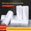 Saco de filme pe boca chata baixa pressão saco de embalagem transparente grande saco plástico atacado saco de preservação com membrana interna descartável