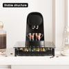 Estante de almacenamiento multifuncional en capas para el hogar, caja de cápsulas de café de vidrio de alta gama, estante de almacenamiento de cápsulas Nespresso
