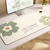 Mouse pad aquecido com tema de desenho animado, perfeito para o inverno, projetado para mulheres que trabalham em escritório, mantém as mãos aquecidas enquanto trabalham na mesa do computador, e é um tapete de mesa aquecido de tamanho grande para o escritório