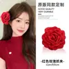 Presilha de Cabelo Flor Rosa para Mulheres, Nova Presilha Floral de Alta Qualidade 2026, Acessório de Cabelo Tipo Pinça Tubarão