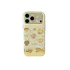 Funda de lunares de pan quemado adecuada para Apple 18 Pro Max, iPhone 17 linda, 16 a prueba de golpes, 15 de dibujos animados