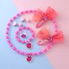 Nuevo Pinza de Mariposa de Malla con Forma de Corazón para Niñas para Flequillo, Elegante y Exquisito Accesorio para el Cabello al por Mayor Directamente del Fabricante