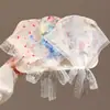 Bufanda Triángulo Diadema con Lazo de Cinta de Encaje para Mujer, Pañuelo para Sesión de Fotos Estilo Pastoral, Diadema Integrada, Pasador, Accesorio para el Cabello