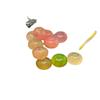 Pulsera de cuentas de ábaco antiguas de color melocotón, cuentas de jade a granel para bricolaje, accesorios de juego Wen
