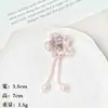 Patches de tecido flor tridimensional feitos à mão com contas de alta qualidade, decoração para roupas, acessórios DIY para bolsas, em estoque para atacado com envio rápido