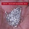 Color Latón Retenedor Chaflán Pequeñas Cuentas Doradas Cuentas Talladas Plata Rota Cuentas Dispersas Cuentas Pequeñas Cuentas Cuadradas Cuentas Espaciadoras para Pulsera