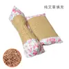 Tapete de Rattan de Verão com Almofada Cervical Integrada de Trigo Sarraceno com Combinação de Artemísia para Uso Doméstico, Tapete Refrescante Triangular Preservador da Saúde, Almofada Multifuncional de Suporte para o Pescoço