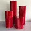 Colunas Romanas Adereços de Casamento Coluna de Mesa de Sobremesas Dobrável Enfeites Dobráveis Coluna de Papel Cilindro de Criptografia Mesa de Exibição de Flores para Casamento