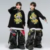 Disfraz de Baile Callejero para Niños Hip Hop para Niños Conjunto de Hip Hop Estilo Callejero para Niños Disfraz de Escenario Personalizado Conjunto a la Moda
