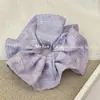 Anillo para el Cabello de Color Sólido Plisado Estilo Coreano Anillo para el Cabello de Mujer Estilo Coreano Lazo para el Cabello Bola Perezosa Banda Elástica Cuerda para Cola de Caballo Alta Cuerda para la Cabeza