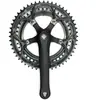 Pedivela de Bicicleta de Estrada Pedivela Duplo Liga de Alumínio Disco 170mm 44-52d Coroa de Bicicleta Trava