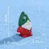 Gnomos de Natal transfronteiriços novo produto castelo de doces modelo de simulação, cena de neve decoração DIY pequeno enfeite