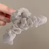 Pinza Grande de Malla para el Cabello para Mujer, Pinza de Garra para el Cabello para la Parte Trasera de la Cabeza, Nuevo Estilo 2024, Diseño de Moño de Alta Gama