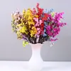 Tecido de seda mosquitinho atacado arco de flores artificiais para casamento arranjo de flores buquê de mão da noiva decoração venda quente transfronteiriça