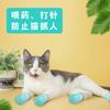 Capa de Pata de Gato Antiderrapante para Animal de Estimação Botas Anti-riscos Banho de Gato Sapatos Multifuncionais para Gato Bolsa de Lavagem para Gato Cola Macia