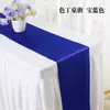 Nova Toalha de Mesa Branca para Conferência com Toque de Luxo Leve e Sofisticado, Adequada para Hotéis, Restaurantes Ocidentais, Mesas de Sobremesa de Aniversário, Toalha de Mesa Retangular de Cetim