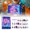 Calendario de Cuenta Regresiva Navideña de 24 Días para Boy Group Cazador de Kpop Transfronterizo Caja Sorpresa Colgante Llavero de Acrílico Navideño