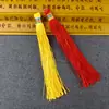 Borla de borla de cabeza de siete colores 12 cm pincho vertical pequeño accesorios hechos a mano DIY colgante de equipaje de coche borla de alta calidad