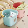 Cubo Personalizado de Venta Caliente para Baño de Pies para Uso en Casa, Adecuado para Remojar Pantorrillas, Lavapiés para Dormitorios de Estudiantes, Engrosado y Aislado, Cubo para Baño de Pies para Mantener la Salud, Hasta la Rodilla