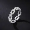 Anillo de Plata de Ley S925 Siete Princesas de Venta Caliente Transfronteriza, Lujo Ligero, Moda de Gama Alta, Anillo de Moissanita Siete Estrellas para Mujer, Apilable