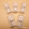 Fornecimento spot fivela de mola de nylon longa plana transparente fivela de corda de furo único translúcida fivela de ajuste de plástico para corda elástica