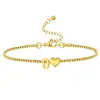 Amazon Carta de Amor Transfronteriza 26 Letras Estilo Nuevo Moderno, Suave, Elegante, Sencillo y Versátil Cadena Fina Joyería de Mano para Mujeres
