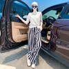 2022 Moda Verão Casual Terno Feminino Estilo Ocidental Design de redução de idade Nicho Solto Esportes Conjunto de duas peças