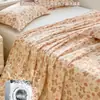 Sábana de Algodón Grueso Sencilla Pieza Única 2026 Nuevo Algodón Lino Esterilla Refrigerante Tradicional Funda de Almohada para Dormitorio Individual Juego de Tres Piezas Verano