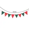 Banderines Colgantes de Fieltro Nuevos de Navidad Transfronterizos, Banderines de Copo de Nieve Reno Árbol de Navidad, Decoraciones de Guirnaldas de Letras