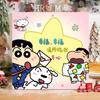 Pintura al óleo digital de Crayon Shin-Chan, colorear DIY, pintado a mano, pintura al óleo de dibujos animados para niños, regalo de cumpleaños, colorear de dibujos animados