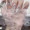 Nuevas Pegatinas para Uñas con Patrón de Paisaje Tinta China Estilo Antiguo 2026 Nuevas Calcomanías Decorativas para Uñas Estilo Chino Montaña y Nube