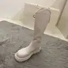 Botas de jinete de caña ancha para mujer, por encima de la rodilla, para mujeres de talla grande con piernas gruesas, botas altas para mujeres petite, nuevas botas de caña alta para otoño e invierno 2026
