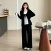 Conjunto de maternidad otoño/invierno 2026: conjunto de suéter de punto elegante y casual para mujeres embarazadas, perfecto para estar en casa y salir