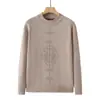 Talla Grande 110kg Otoño e Invierno Estilo Coreano Terciopelo Bordado Suéter de Punto Básico para Mujer 0111