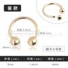 Hebilla de Tornillo en Forma de U y C para Diseñador de Ropa, Hebilla de Ropa Ajustable de Doble Cabezal y Cabezal Único, Hebilla Decorativa para Escote de Ropa y Trajes de Baño