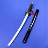 Cuchillo de Madera Corto de Bambú Versión Infantil de Tanjiro Demon Slayer: Kimetsu No Yaiba Pilar de la Llama Kyojuro Rengoku Mi Esposa Cuchillo de Madera Sin Filo