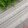 Fleco Bordado de Seda de Leche de Alta Calidad, Accesorios para Dobladillo de Falda, Fleco de Encaje, Borla, Accesorios Textiles para el Hogar, Adorno de Encaje