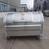 Cubo de Basura de Acero Inoxidable 201 con Brazo de Gancho de 3 Cubos Fabricante de Fuente de Estrellas de Basura de Acero Inoxidable 304 Se Puede Personalizar Bajo Demanda