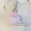 Lã de vison imitação pequena bola de carvão pingente de pelúcia chaveiro de carro pingente pequena joia pingente de pelúcia para bolsa pingente para mochila escolar
