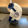 Gorra de Piloto de Dinosaurio Lei Feng para Mujer, Otoño e Invierno, Para Padres e Hijos, Niños, Forrada de Felpa, Cálida, Protectora de Orejas, Exterior, Cortavientos, Azul