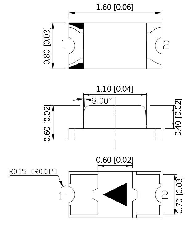 1608单色-0.6T