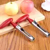 Punto de fábrica acero inoxidable Extractor de corazones de fruta extractor para quitar el corazón de la fruta separador de pulpa extractor de manzanas
