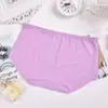 [40,00 kg-85,00 kg] Ropa interior de seda de hielo sin costuras para mujer, entrepierna de algodón, cintura media, bragas sexys para niñas, ropa interior