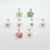 Brincos, Pulseiras, Colares e Acessórios de Flor de Cinco Pétalas Frescos e Doces, Pequenos e Tridimensionais em Várias Cores para Combinar à Vontade