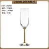 Taças de Champanhe Estilo Europeu Taças de Vinho Tinto de Luxo Leve Criativo Cristal 6 Conjunto de Taças de Vinho Espumante 2