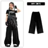 Ropa de Jazz para Niñas, Conjunto de Ropa de Jazz Genial con Ombligo al Aire y Hombros Descubiertos para Niñas, Ropa de Hip-Hop para Pasarela