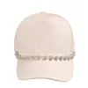 Ins Moda Versátil Boné Bico de Pato Corrente Dopamina Strass Corrente de Garfo Corrente de Chapéu Acessórios Personalidade Tendência Corrente de Chapéu